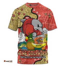 Amazing Aussie Redcliffe Dolphins Custom T-shirt - Australian Big Things T-shirt
