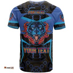 Amazing Aussie Penrith Panthers T-shirt - Custom Angry Panther Style T-shirt