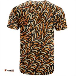 Amazing Aussie Australia Aboriginal T-shirt - Seamless Bush Leaves T-shirt
