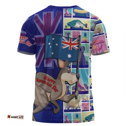 Amazing Aussie Australia Custom T-shirt - Happy Australia Day With Big Things T-shirt