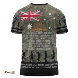 Amazing Aussie Australia Anzac Day T-shirt - Australia and New Zealand Warriors All gave some Some Gave All T-shirt