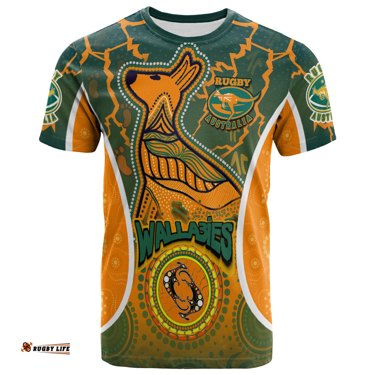 Amazing Aussie Wallabies Custom T-shirt - The Indigenous Wallabies Squad