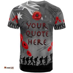 australia anzac t shirt custom anzac fathers soldiers heroes t shirt