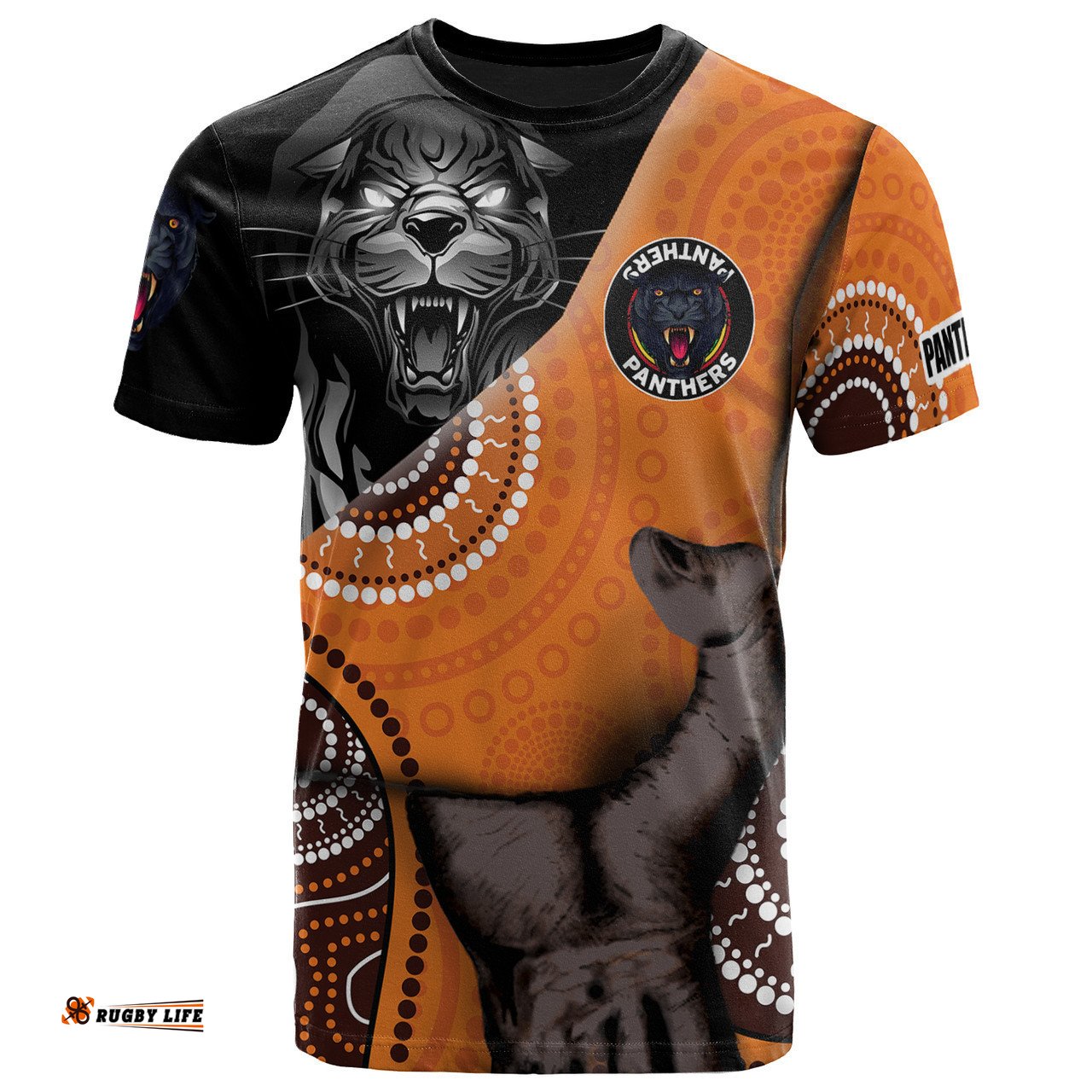 Amazing Aussie Penrith Panthers Patronage T-shirt - Custom Penrith Panthers Bloods In My Veins T-shirt