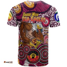Amazing Aussie Australia Sea Eagles T-shirt - Custom Naidoc Week Australia Sea Eagles T-shirt