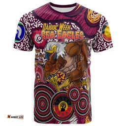 Amazing Aussie Australia Sea Eagles T-shirt - Custom Naidoc Week Australia Sea Eagles T-shirt
