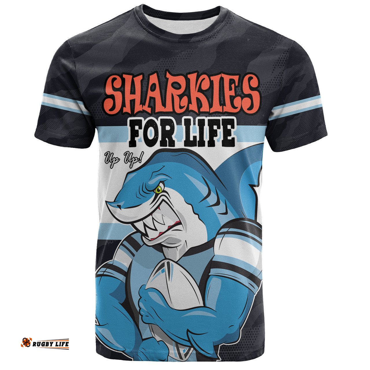 Amazing Aussie Cronulla-Sutherland Sharks T-Shirt- Sharkies Supporter T-Shirt