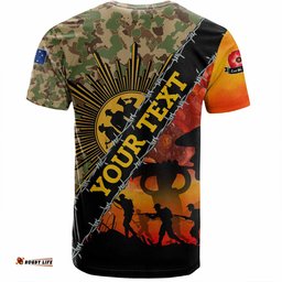 Amazing Aussie Australia Anzac Day T-Shirt - Anzac Lest We Forget Quotes Vintage Style T-Shirt
