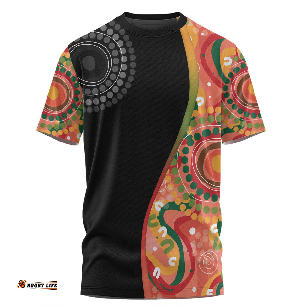 Amazing Aussie Australia Aboriginal Custom T-shirt - Aboriginal Art Style Abstract T-shirt