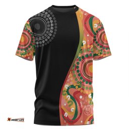 Amazing Aussie Australia Aboriginal Custom T-shirt - Aboriginal Art Style Abstract T-shirt