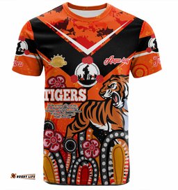 Amazing Aussie Wests Tigers Anzac Day Custom T-shirt - Tigers Anzac Quotes T-shirt