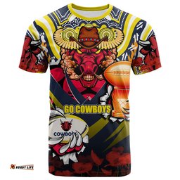 Amazing Aussie North Queensland Cowboys Premierships T-shirt - Custom Go Champion North Queensland Cowboys Champion Claw Scratch Culture T-shirt