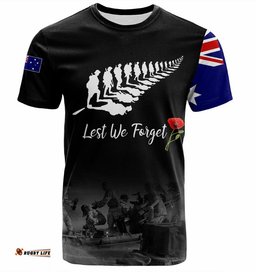 australia anzac day custom t shirt stand for the flag kneel for the fallen t shirt