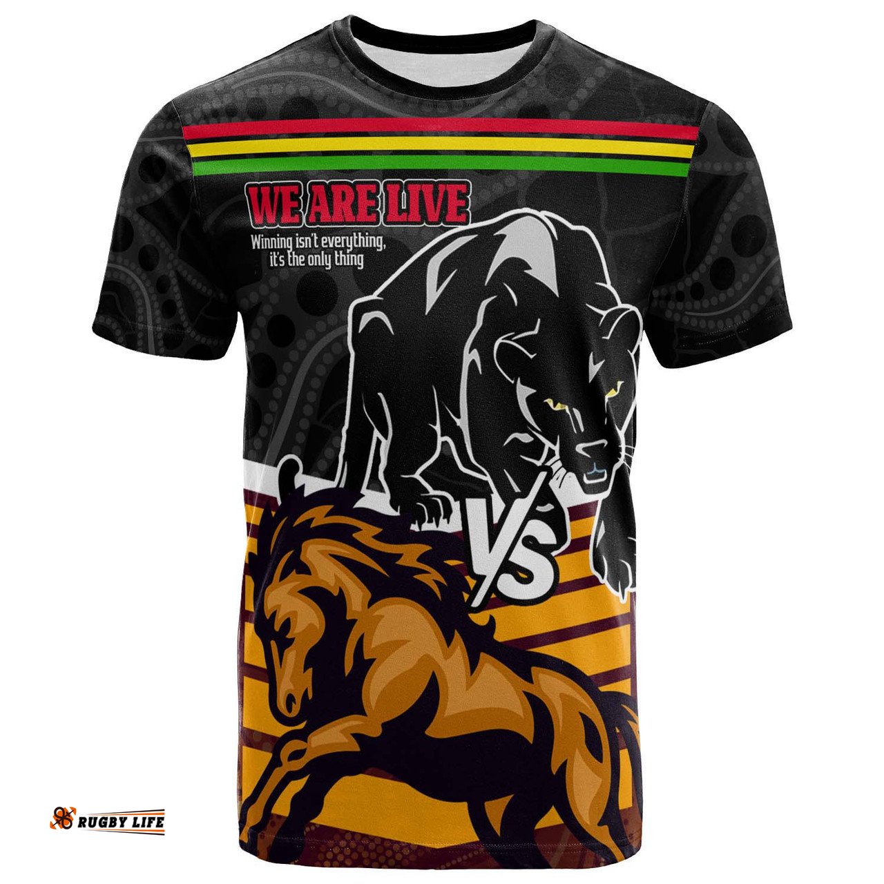 Amazing Aussie Australia Penrith Panthers VS Broncos Custom T-shirt - Australia Big Match Proud Of Culture