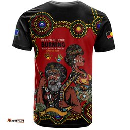 Amazing Aussie Australia T-Shirt Indigenous Culture Naidoc Week Keep The Fire Burning! Blak, Loud & Proud