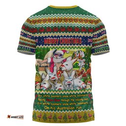 Amazing Aussie Australia Christmas Custom T-shirt - Six White Boomers T-shirt