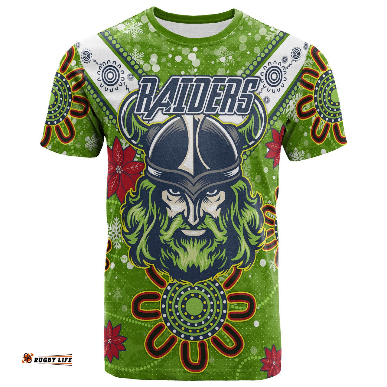 Amazing Aussie Australia Raiders Christmas Custom T-shirt - Super Australia Raiders T-shirt
