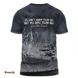 Amazing Aussie Australia Anzac Day T-shirt - Remember All The Battles Fought T-shirt