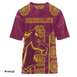 Amazing Aussie Brisbane Broncos T-shirt - Custom Indigenous Broncos T-shirt