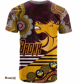 Amazing Aussie Brisbane Broncos Custom T-shirt - Go! Let's go! Up The Mighty Bronx Home Jersey T-shirt