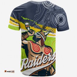 Amazing Aussie Canberra Raiders Custom T-shirt - The Indigenous Viking Soul