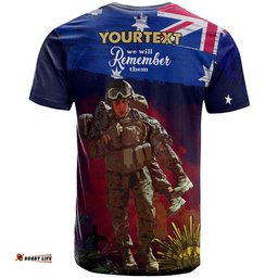 australia anzac day t shirt custom lest we forget rosemary soldier anzac spirit t shirt