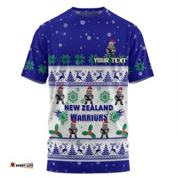 Amazing Aussie New Zealand Warriors Christmas Custom T-shirt - Special Ugly Christmas T-shirt