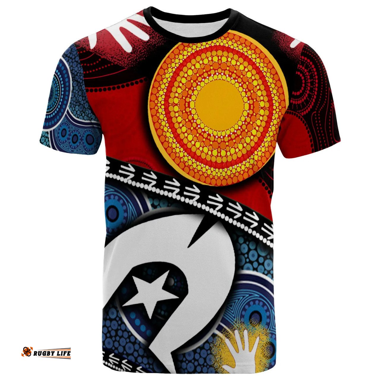 Amazing Aussie Australia T-shirt - Australian NAIDOC Torres Strait Islands Inspired, and Torres Strait Island Flags