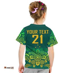 custom personalised australia rugby wallabies t shirt