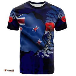 australia anzac day custom t shirt lest we forget poppy flag t shirt