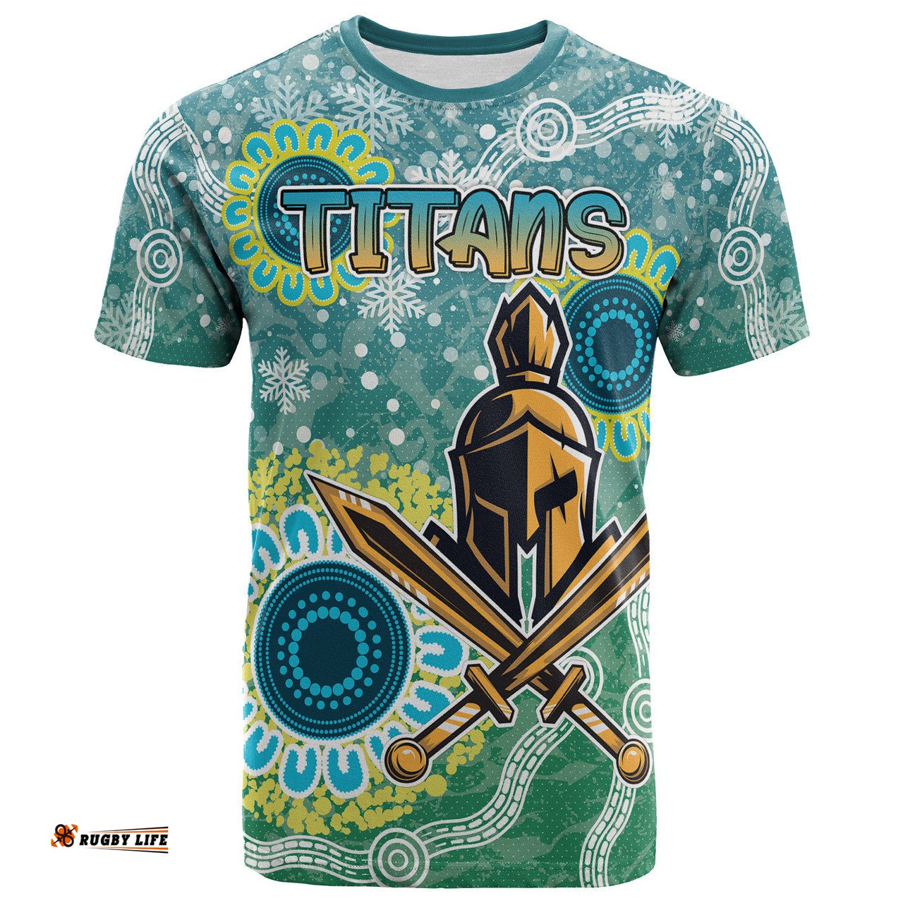 Amazing Aussie Gold Coast Titans Christmas T-shirt - Custom Super Gold Coast Titans T-shirt