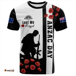 Amazing Aussie Australia T-Shirt Anzac Day Lest We Forget Simple Style