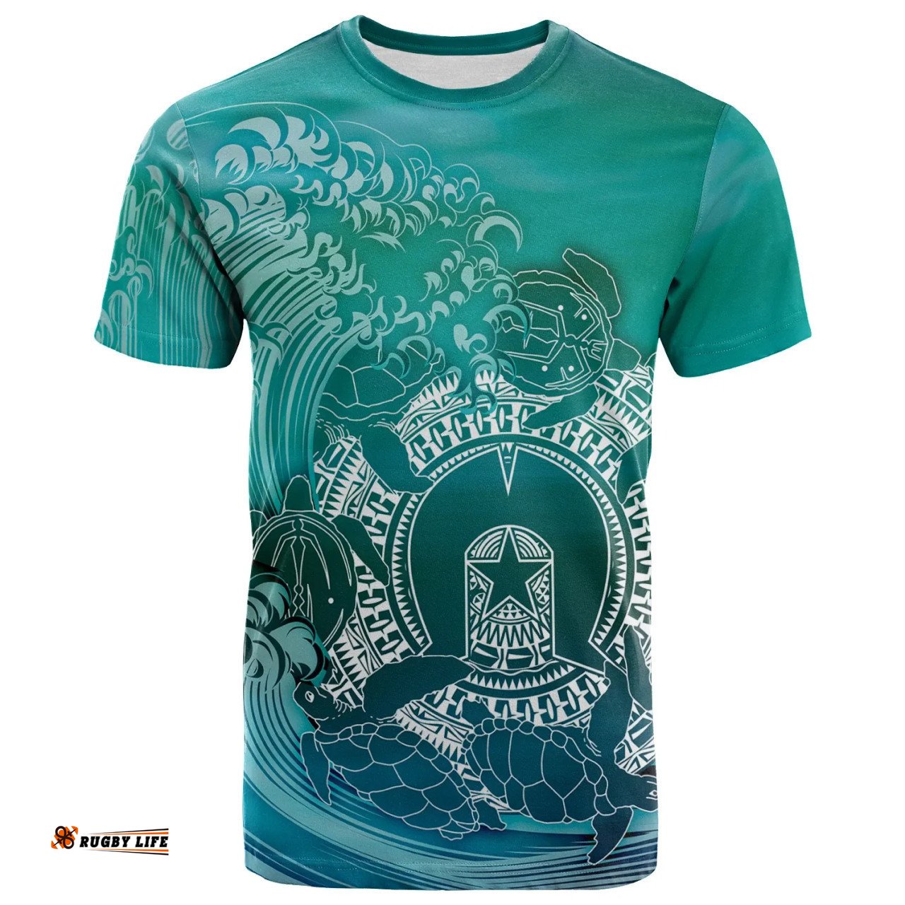 Amazing Aussie Australia Torres Strait Islands Inspired T-Shirt - Torres Strait Islands in Wave