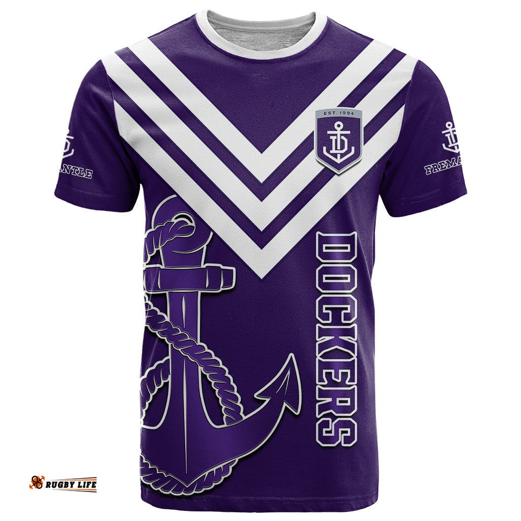 personalised fremantle dockers football 2023 t shirt go freo sporty version 01