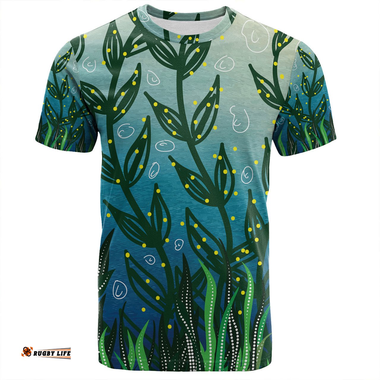 Amazing Aussie Australia Aboriginal T-shirt - Nature Concept Aboriginal Style T-shirt