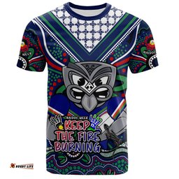 Amazing Aussie New Zealand Warriors T-Shirt Aboriginal Inspired Naidoc Week Custom For Die Hard Fan Supporters