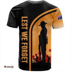 Amazing Aussie Australia T-Shirt Lest We Forget Style In My Heart