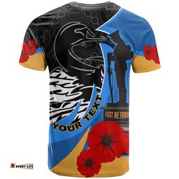 force rugby t shirt custom anzac force black swans mascot t shirt rlt13Amazing Aussie