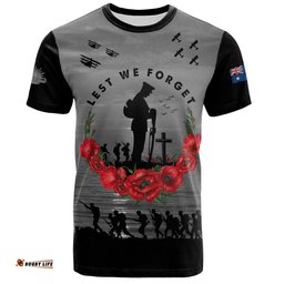 Amazing Aussie Australia T-Shirt Anzac Day Remembering Our Fallen Heroes