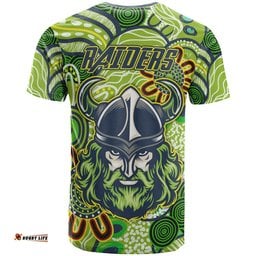 Amazing Aussie Australia Raiders T-shirt - Custom Aboriginal Inspired Australia Raiders T-shirt