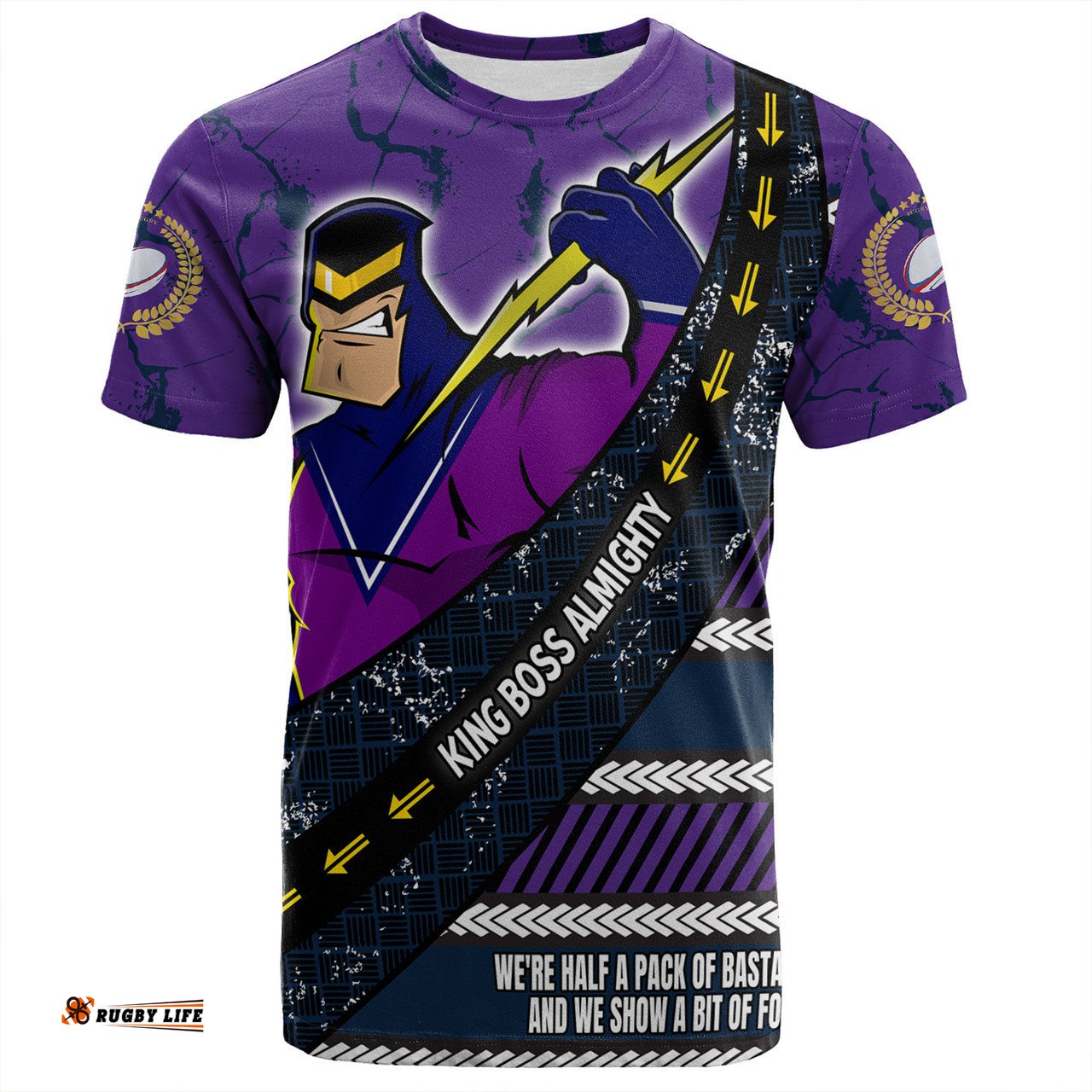 Amazing Aussie Melbourne Storm T-Shirt - Theme Song For Rugby With Sporty Style