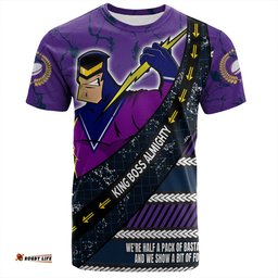 Amazing Aussie Melbourne Storm T-Shirt - Theme Song For Rugby With Sporty Style