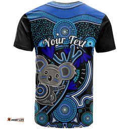 personalised australian astrology t shirt aboriginal koala zodiac sign