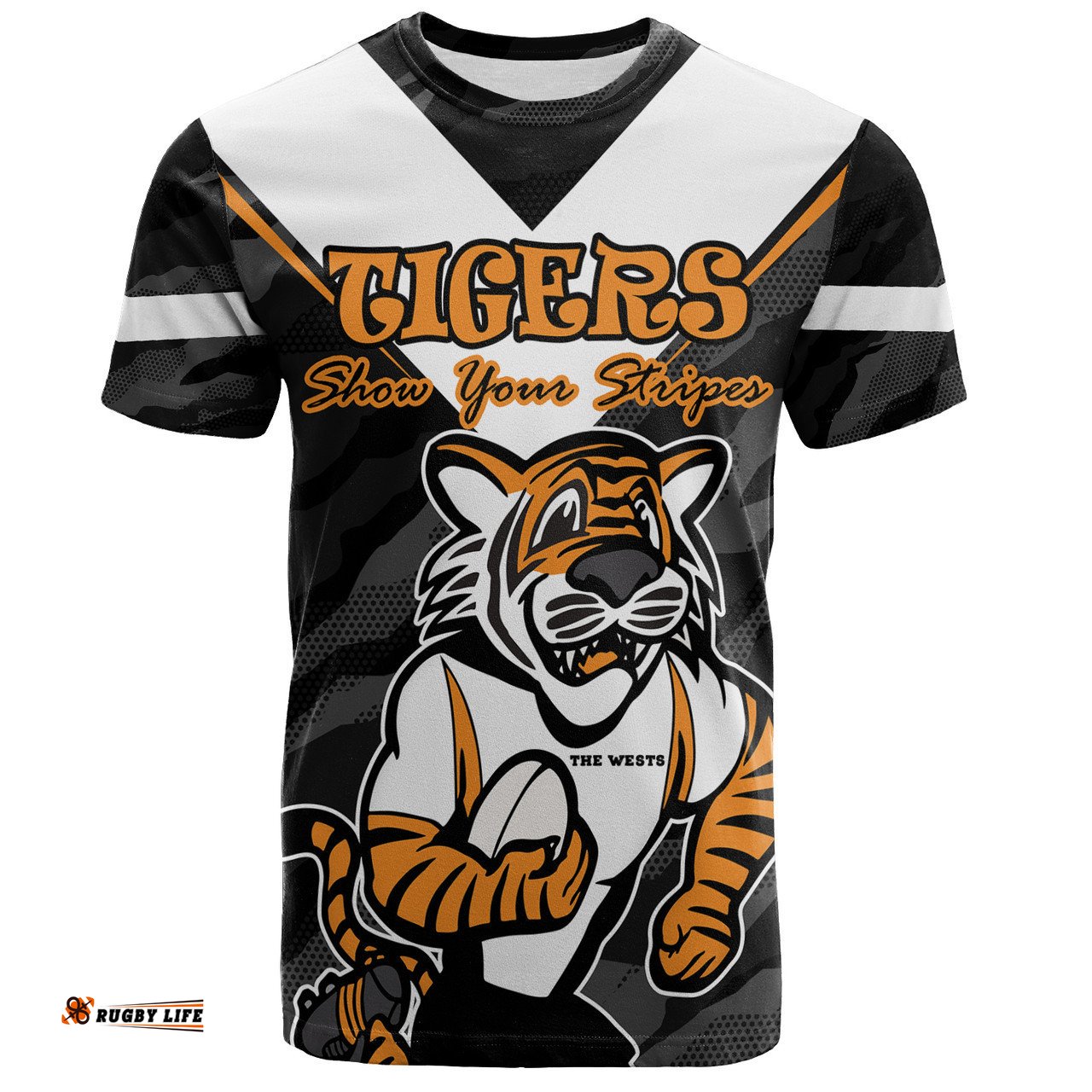 Amazing Aussie Wests Tigers Custom T-Shirt- Wests Tigers Supporter T-Shirt