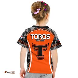 dominican toros de este baseball stitches t shirt orange