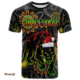 Amazing Aussie Penrith Panthers Christmas T-shirt - Custom Indigenous Penrith PanthersT-shirt