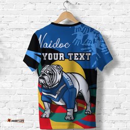 custom personalised australia bulldogs naidoc week rugby t shirt indigenous special style