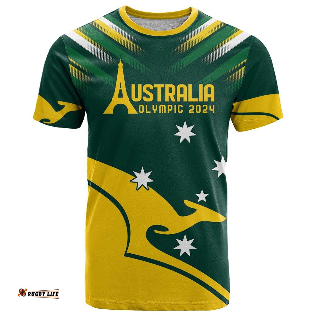 personalised australia go paris 2024 t shirt national color ver2
