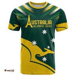 personalised australia go paris 2024 t shirt national color ver2