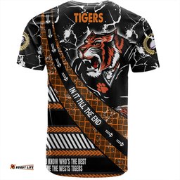 Amazing Aussie Wests Tigers T-Shirt - Theme Song For Rugby With Sporty Style